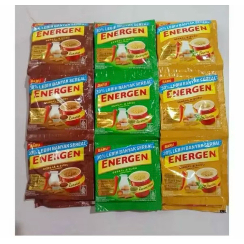 

(Grosir bisa COD)Energen 1 renceng isi 10|Ready 3 variant rasa