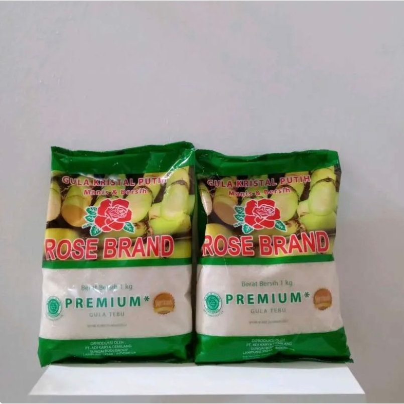 

Gula Pasir Putih Premium Rose Brand 1kg