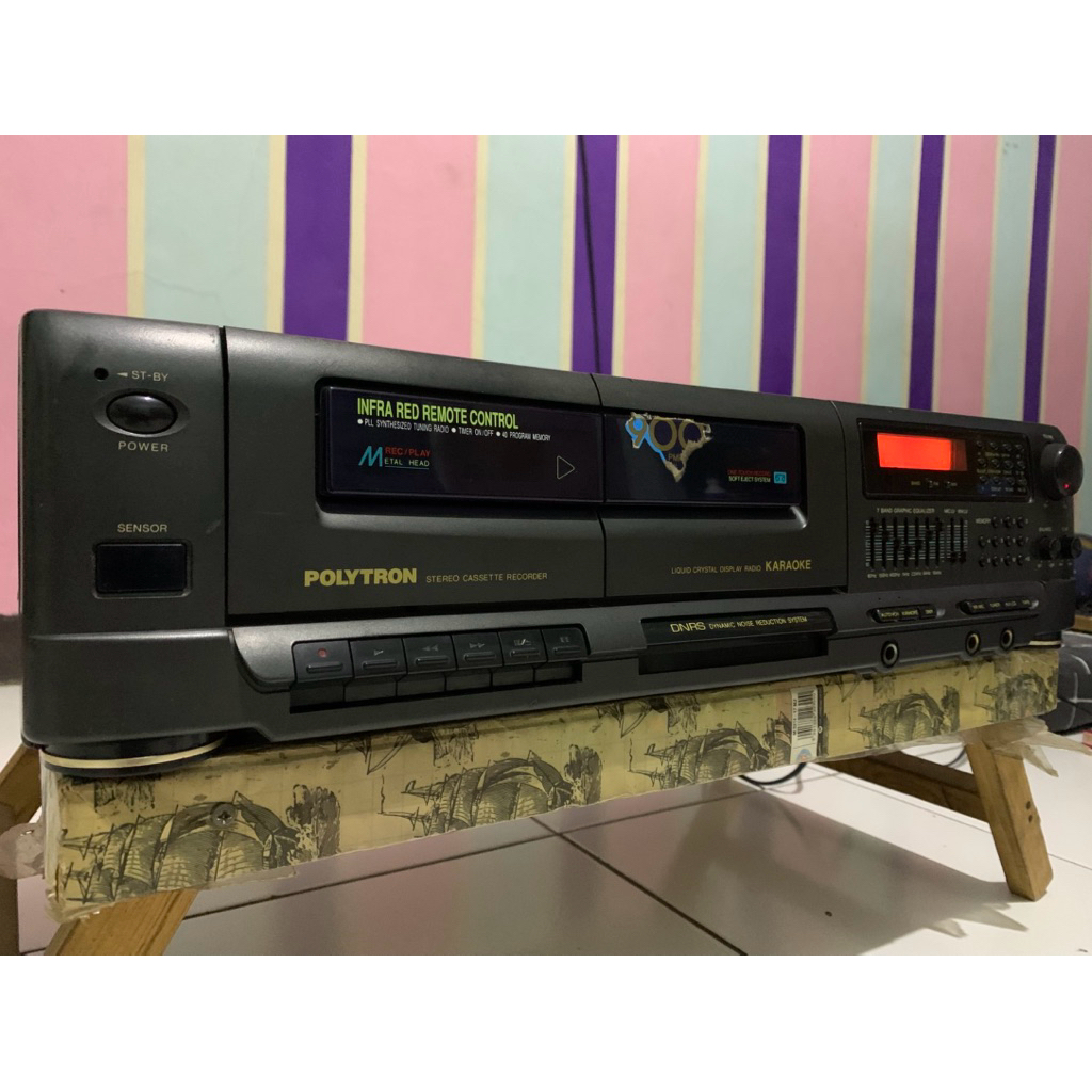 Tape Deck & Radio Polytron BB 651K Travo Besar Tenaga Badak Full Original Mulus No Minus