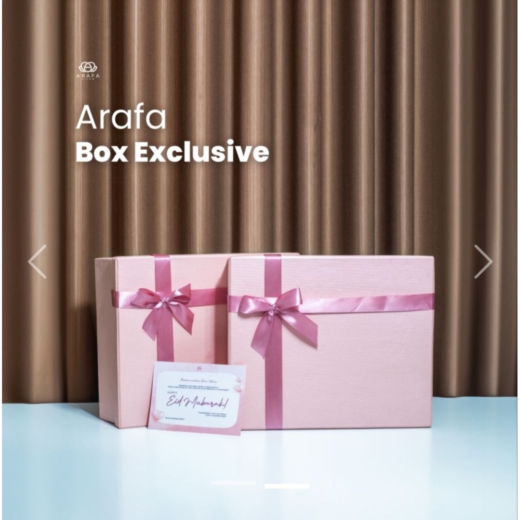 

Box Hampers exclusive by arafa hijab | box | kartu ucapan