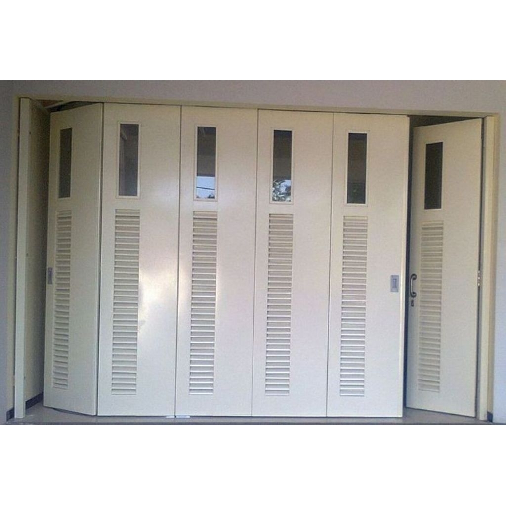 Pintu garasi lipat alumanium & besi