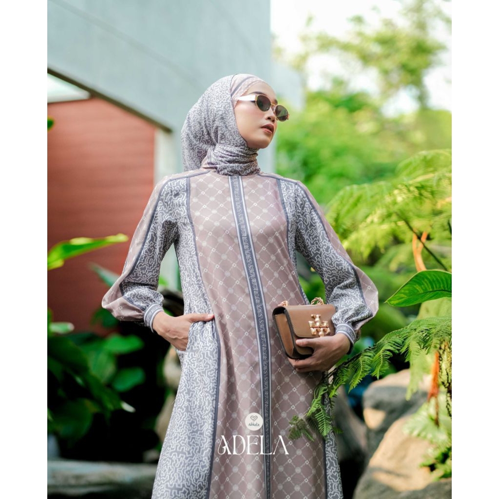 DRESS HIJAB PRINTING ADELA BY SHKATA ORI