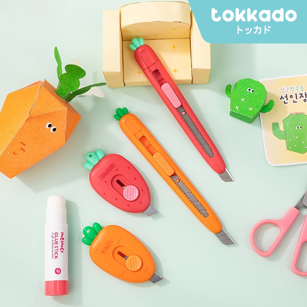 

Cutter Lucu Wortel , Pisau Cutter Model Carrot Lucu - Wortel dan Cabe