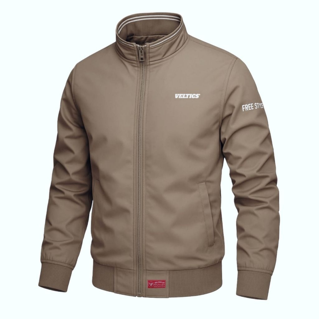 Promo Terbaru Veltics Jaket Bomber Retro Freestyle Jaket Parasut Pria Wanita Simple Jaket Motor