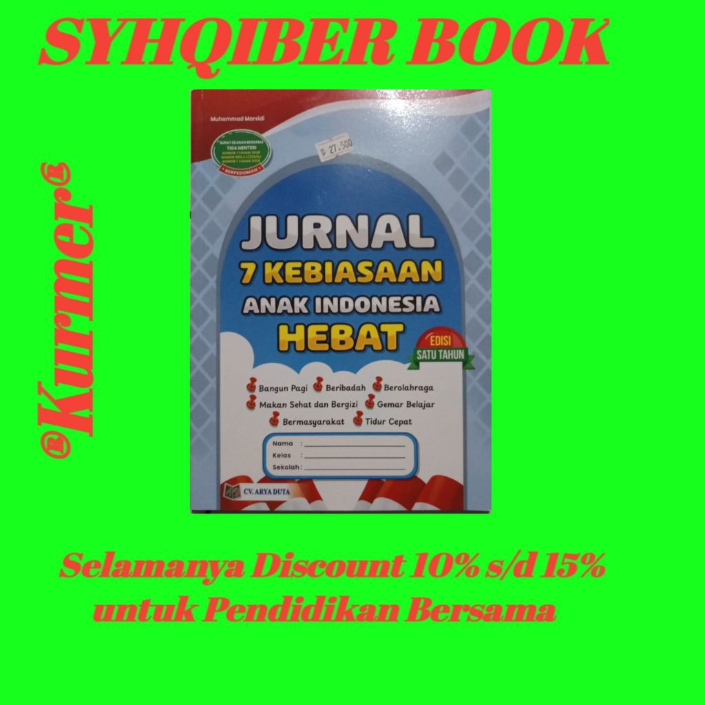

Jurnal Biru 7 Kebiasaan Anak Indonesia (1thn)
