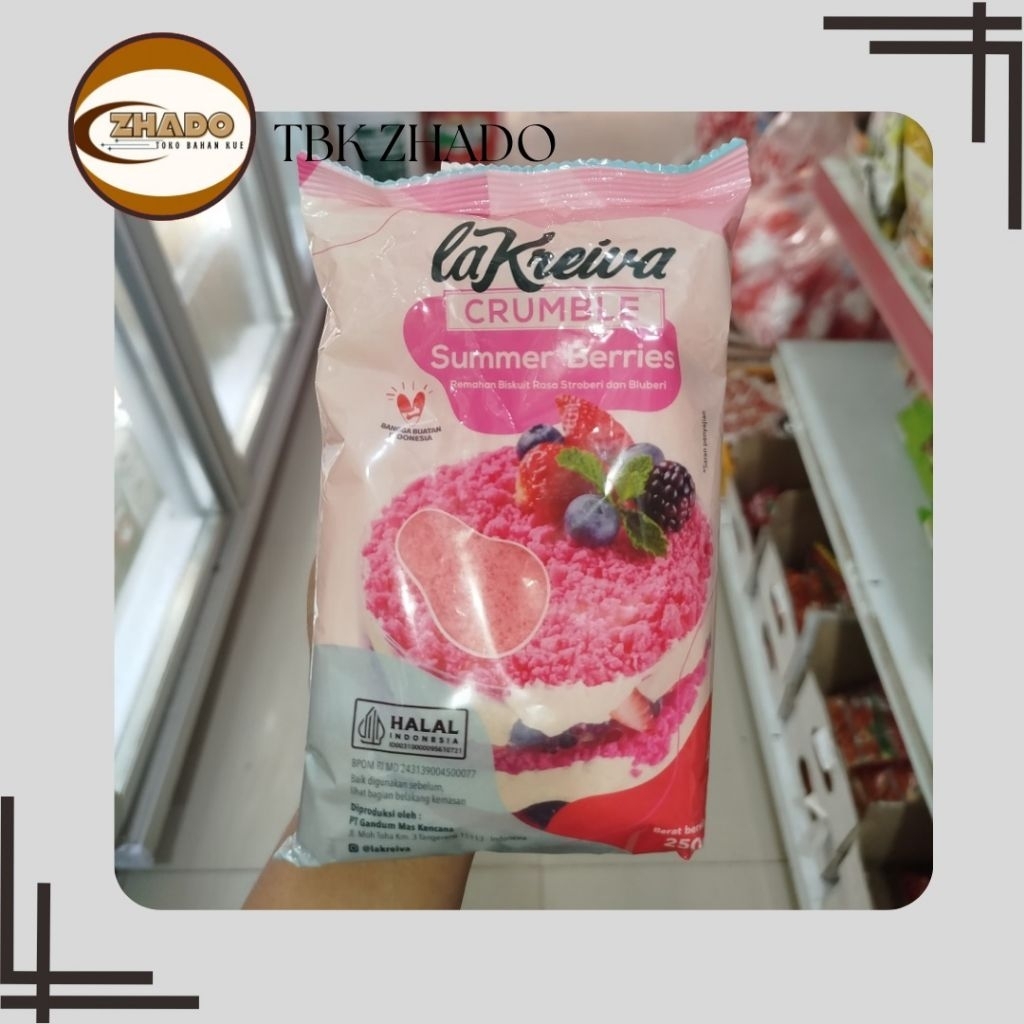 

LA KREIVA Crumble 250 GR / Sachet All varian
