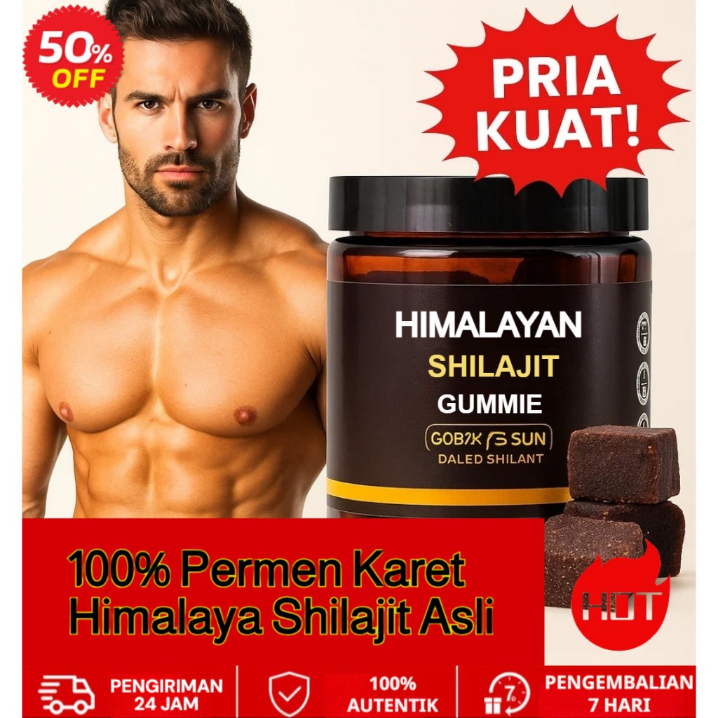 ❤️24H Pengiriman Cepat❤️【100% Asli】30 Capsules/Himalayan Shilaji Gummies Potongan Gummy Suplemen Ene