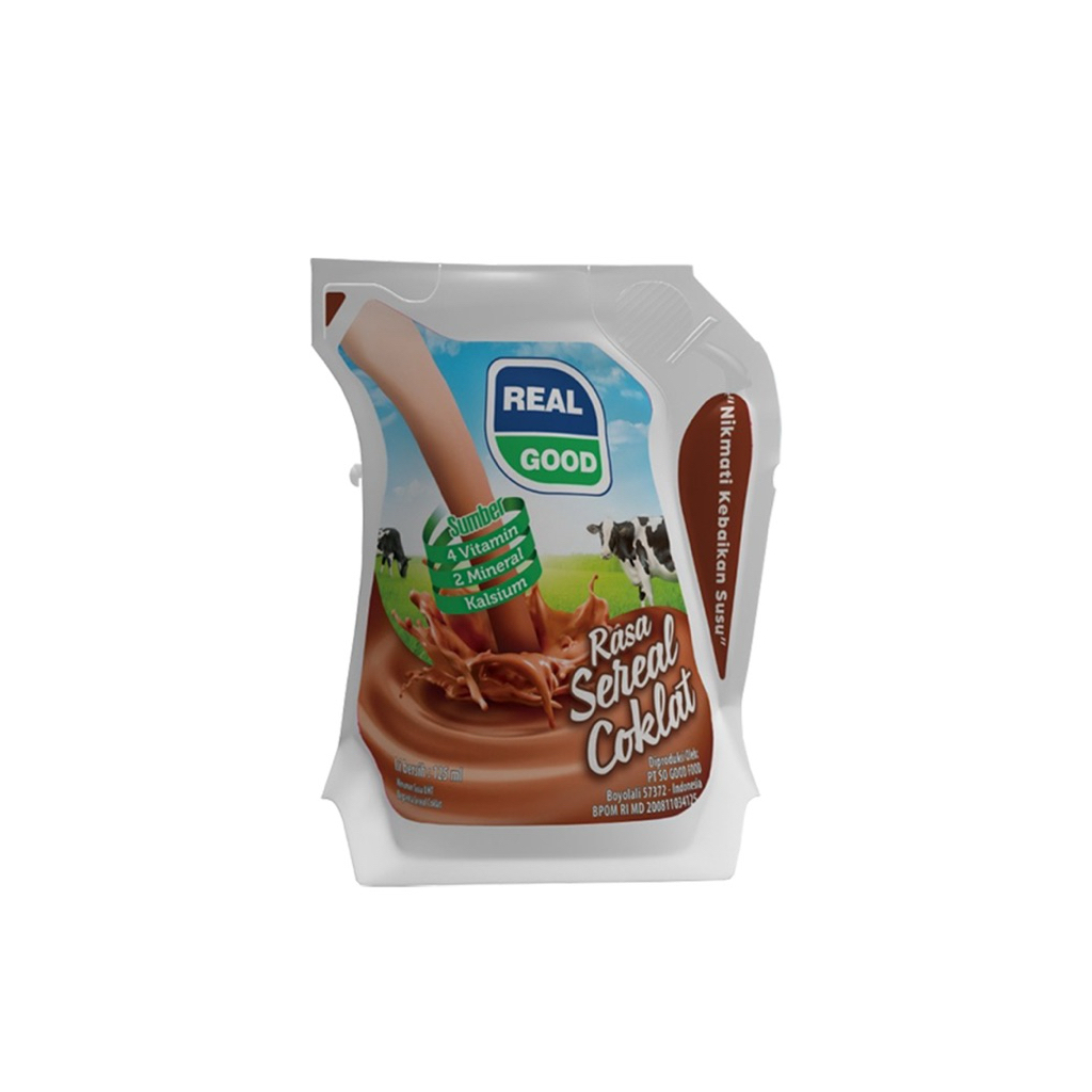 

Real Good Susu UHT Sereal Cokelat 125ml (10pcs)