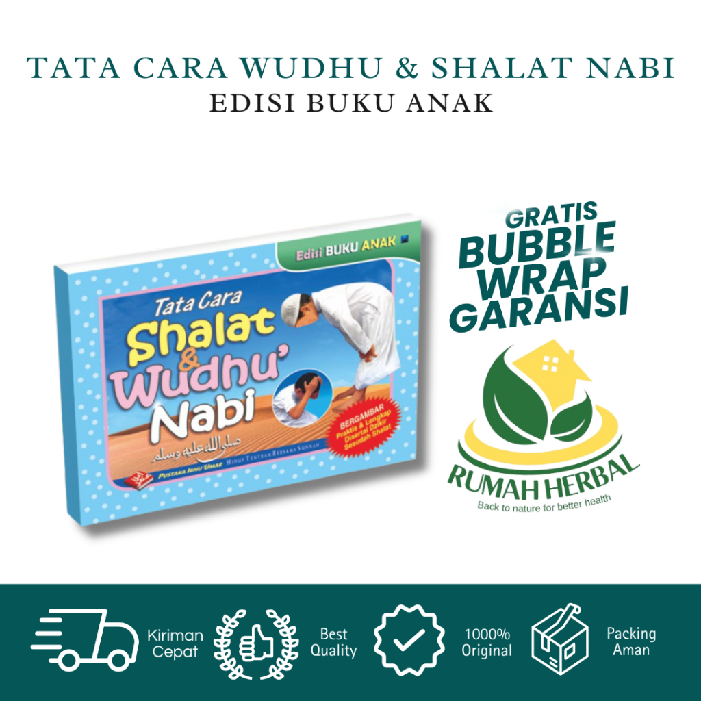 Tata Cara Shalat dan  Wudhu Nabi Anak