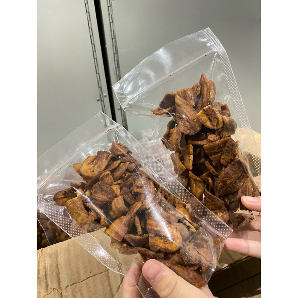 

Kripik Sale Pisang Kering 120 gram rasa Manis Renyah Kriuk Cemilan Snack asli cilacap...