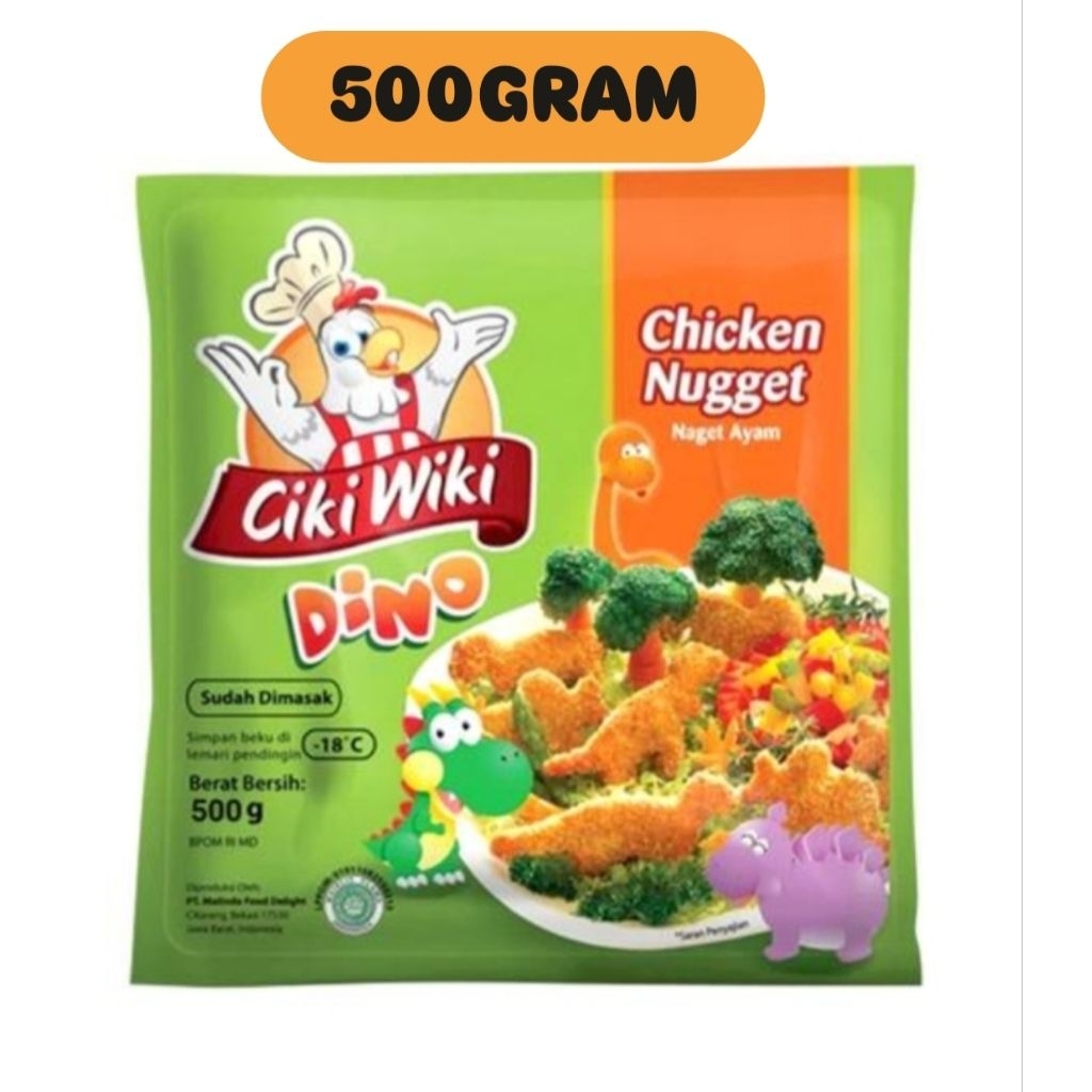 

CIKI WIKI NUGGET AYAM DINO 500G
