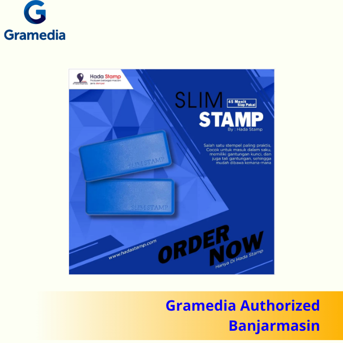 

Hada - Gramedia Banjarmasin - STEMPEL WARNA FLASH L1 SLIM