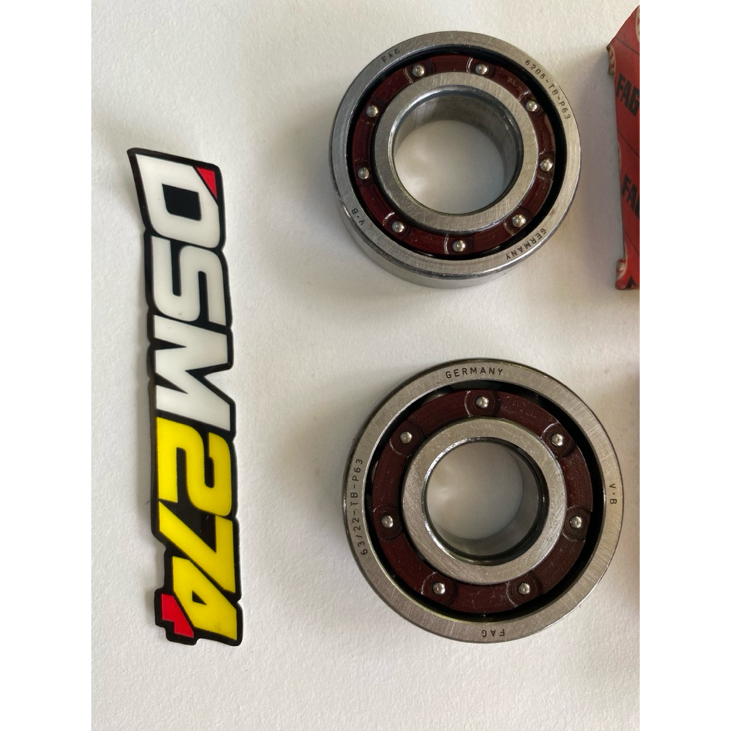 BEARING KRUK AS NINJA LAHER FAG HIGH SPEED 6205 63/22 MADE IN GERMANY ORIGINAL