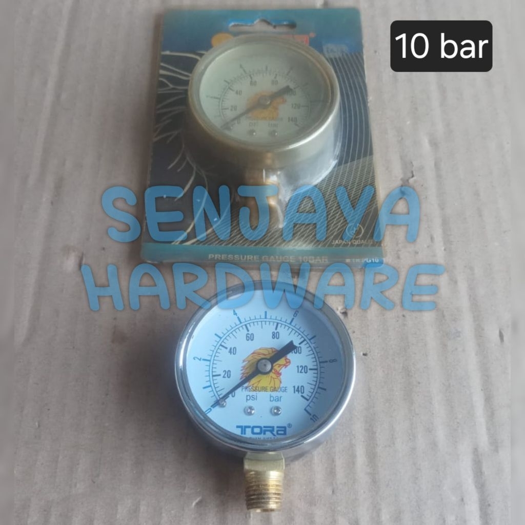 Pressure gauge 10 bar Tora