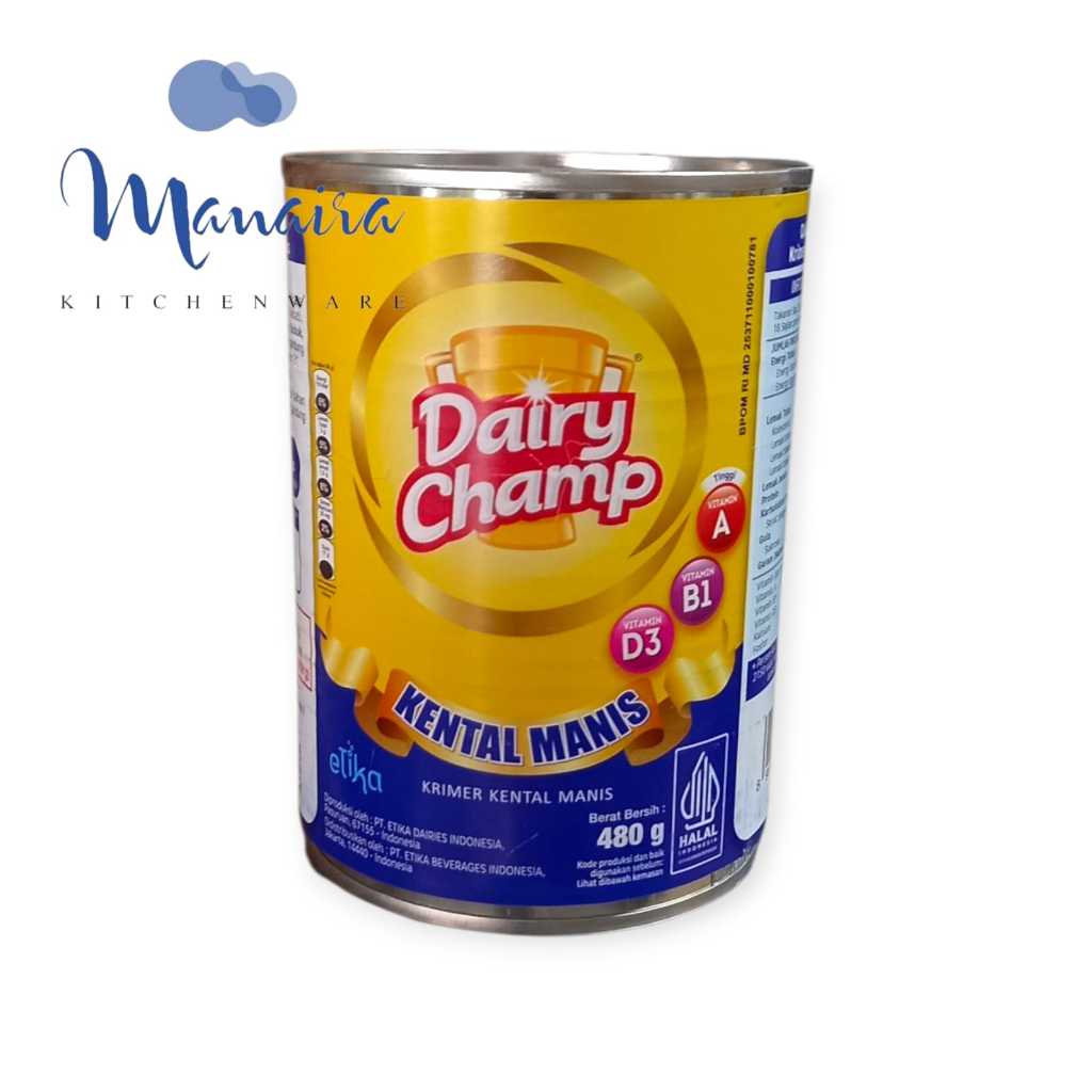 

Dairy Champ Susu Kental Manis 480 Gram - SKM Kaleng
