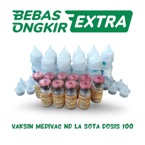 10 VAKSIN Medivac ND LA SOTA - dosis 100 ekor