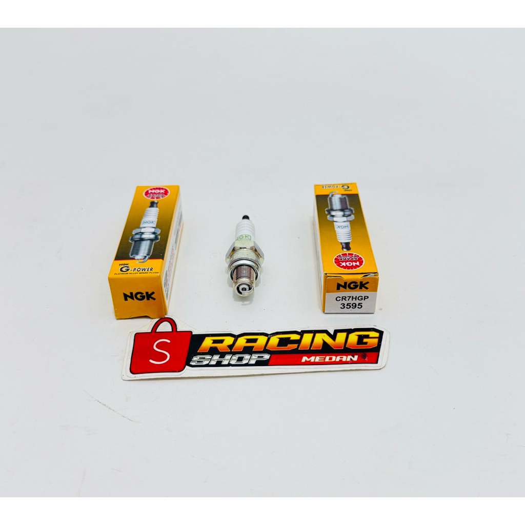 BUSI RACING NGK G-POWER  CUP CR7HGP PLATINUM PENDEK MIO JUPITER VEGAZR VEGA R NEW SMASH GRAND SUPRA 