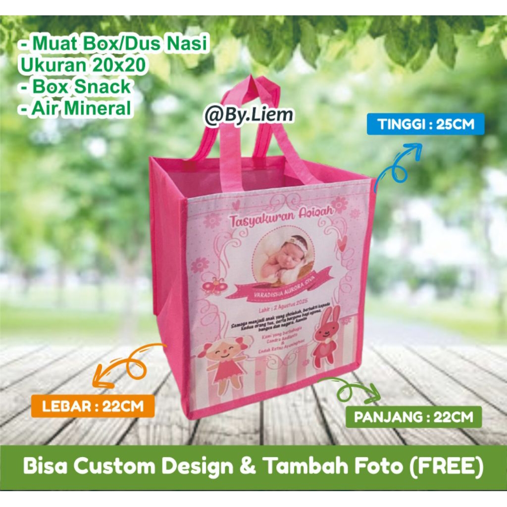 

Tas Aqiqah Tas Kelahiran Tas Selapan Tas hajatan Tas Berkat Goodiebag Tas Jinjing Tas Syukuran Tas Aqiqoh Termurah Terlaris