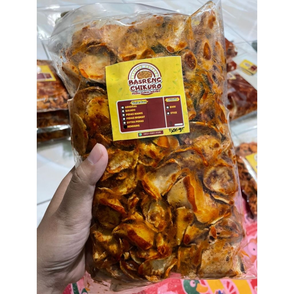 

basreng viral rendang gurih bumbu medok