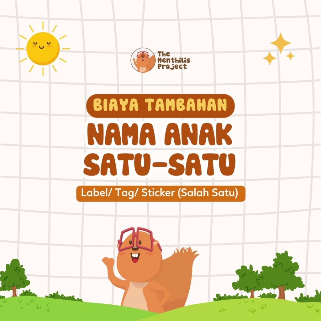 

BIAYA TAMBAHAN - Nama penerima Anak satu-satu pada Label/Gift Tag/Sticker