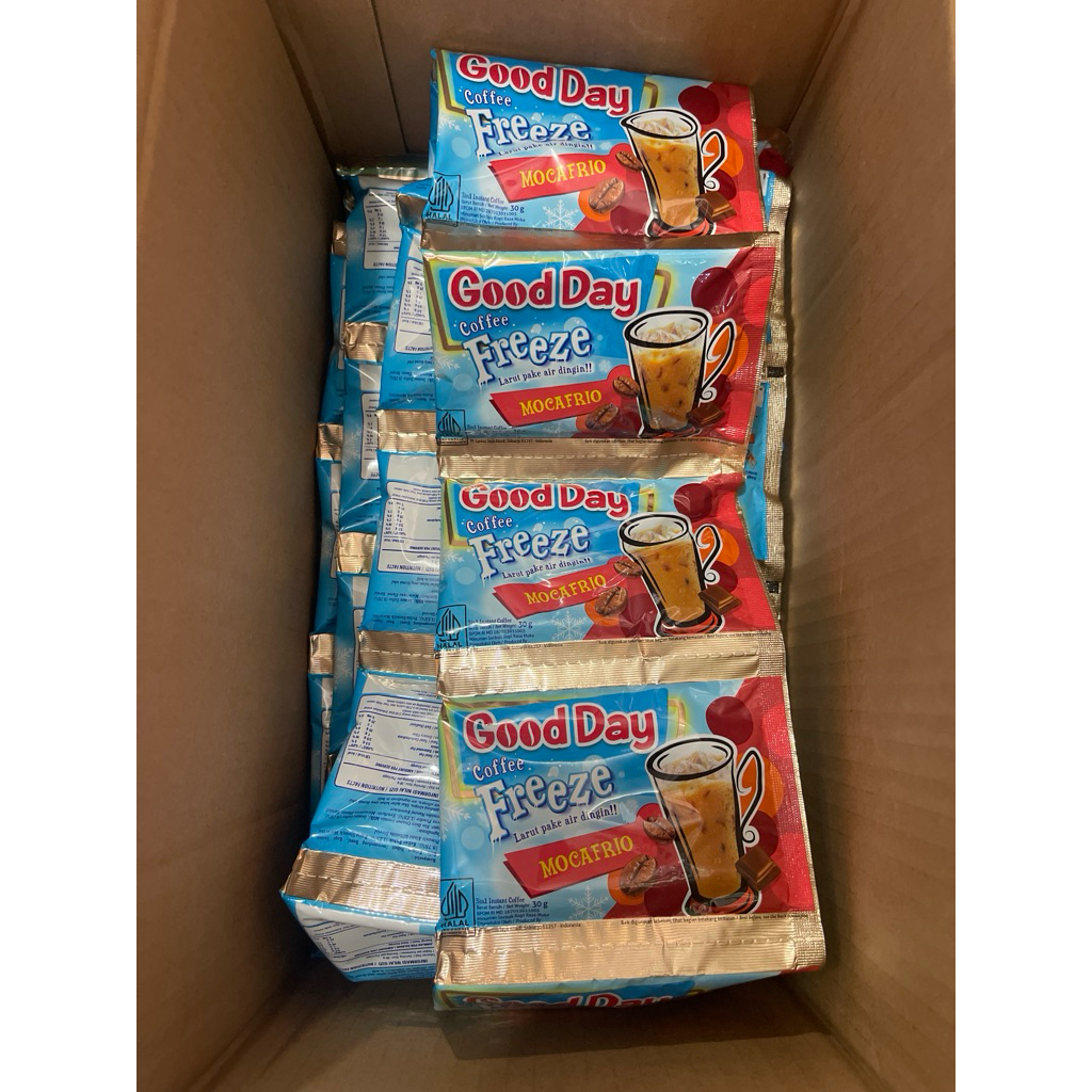 

GOOD DAY coffe Freeze mocafrio 10pcs kopi