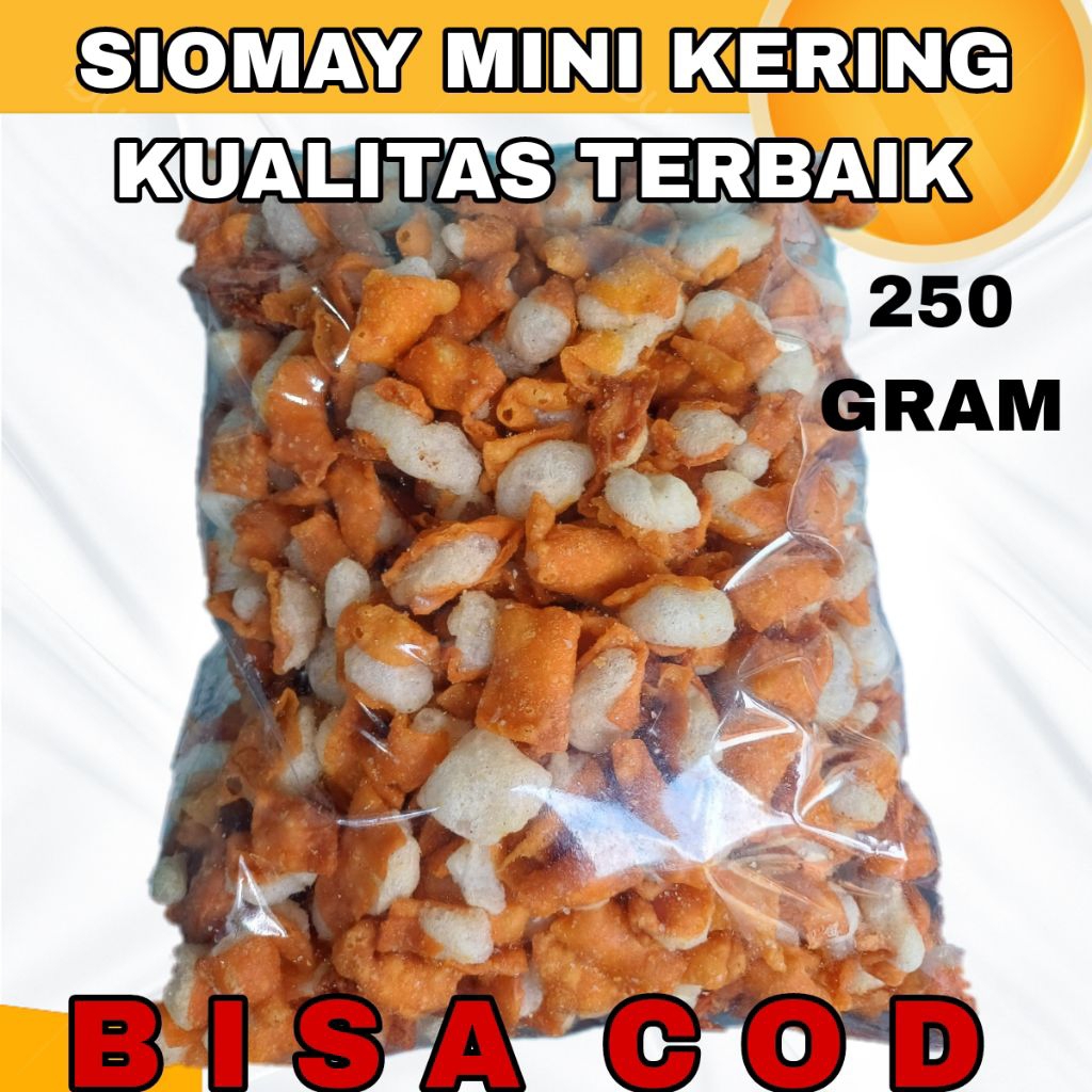 

SIOMAY MINI 250 GRAM / SIOMAY KERING MINI / GURILEM MINI TOPING BOCI SEBLAK / SIOMAY SEPEREMPAT SAPARAPAT