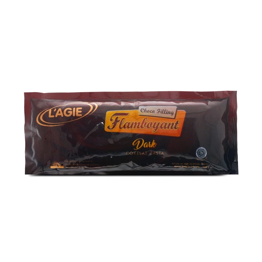 

Lagie Flamboyant Dark Choco Filling 500gr – Olesan Topping Isian Coklat Pasta