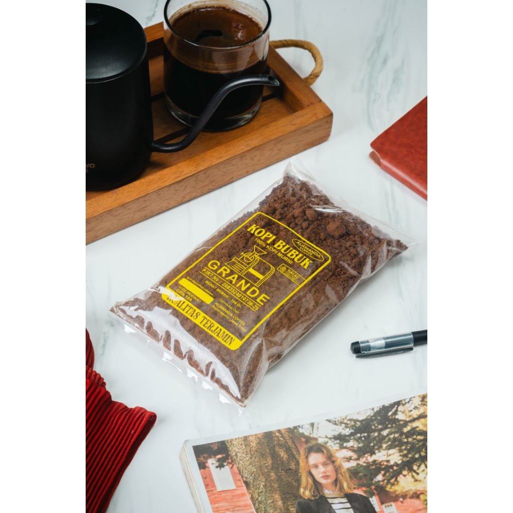 

Kopi bubuk "Grande" 166gr cocok untuk warkop