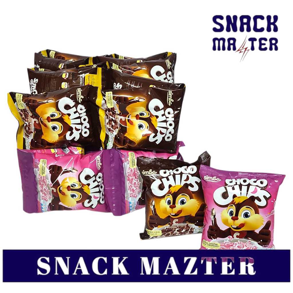 

Simba Choco Chips RENCENG - Netto 28 gr x 10 bks
