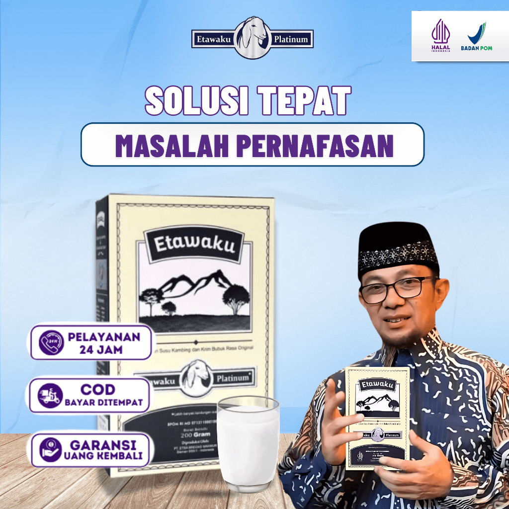 

Etawaku Platinum Susu Original Atasi Masalah Pernafasan Dan Asam Urat ( ORIGINAL )