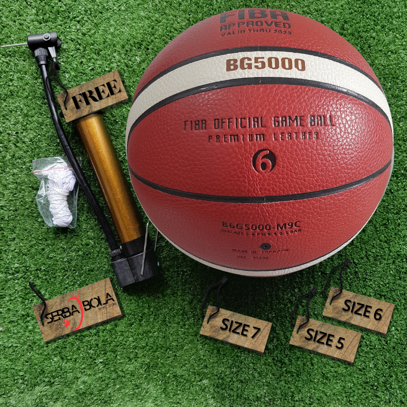 Bola Basket Ori MOLTEN BG4500 BG5000 Size 5 6 7 GG7X Untuk Indoor Outdoor IBL Bahan Kulit No 7