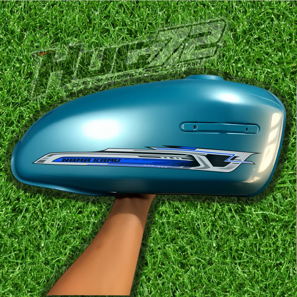 05 STICKER STRIPING MOTOR CB 100 - STICKER STRIPING MOTOR CB 100 PREMIUM GRAFIK