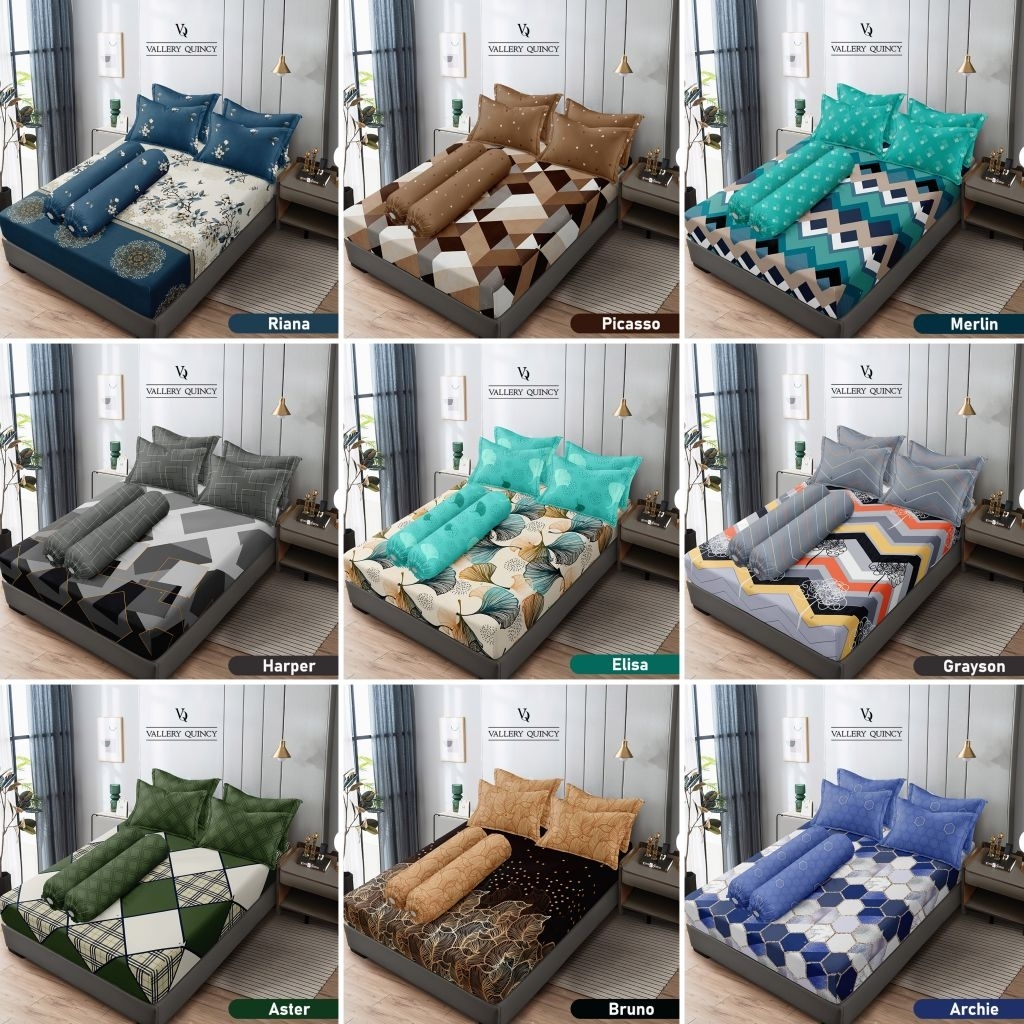 SEPRAI 200x200 VALLERY QUINCY / SPREI VALLERY QUINCY UK 200×200 / VALLERY PRINTING / SPREI KATUN JEP