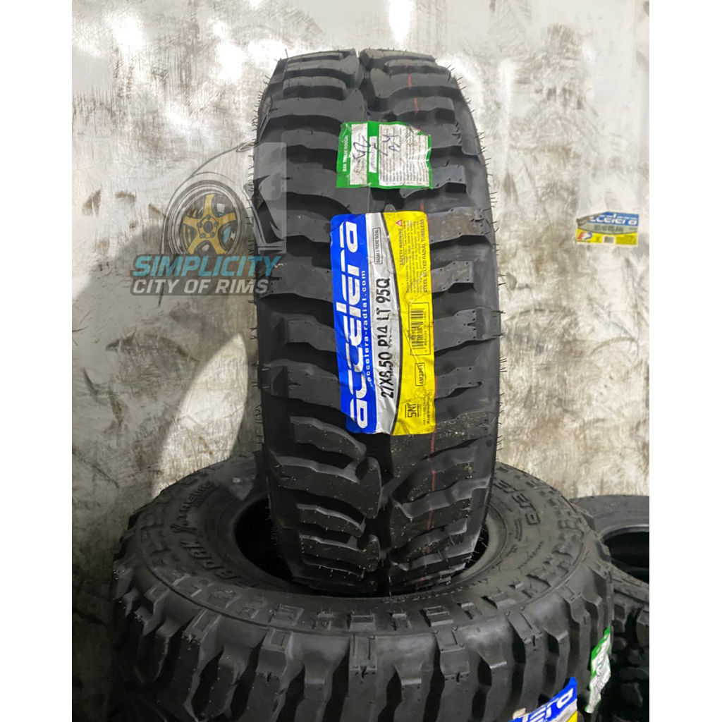 Ban Mobil Ring 14 Ukuran 27x8,5 Accelera Badak Xtream Ban MT Ban Offroad