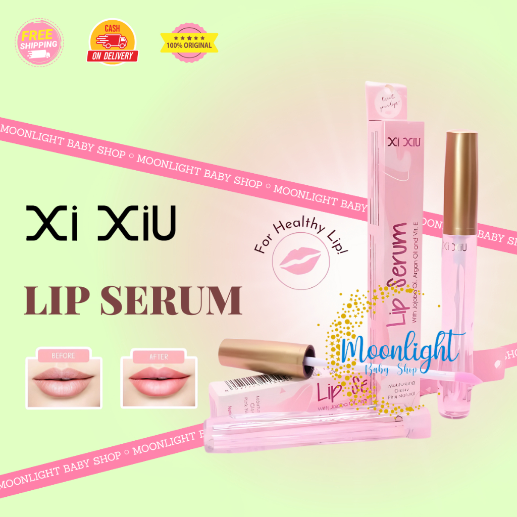 XI XIU Lip Glow Serum | Xixiu Serum Bibir | Lip Mask | Lip Moist