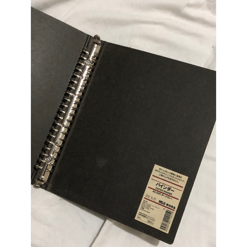 

preloved paper binder muji a5
