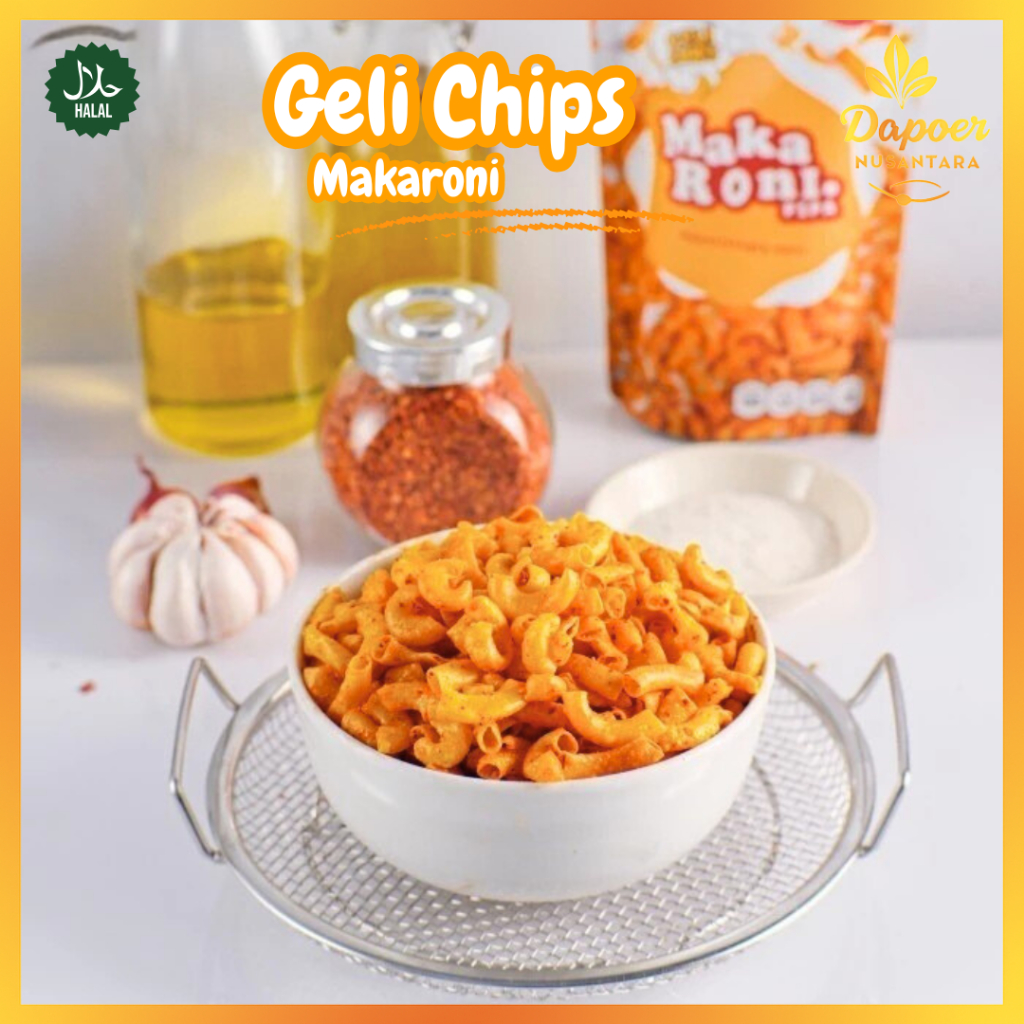 

Makaroni Pipa Double Spicy Geli Chips Snack Cemilan Pedas Kekinian