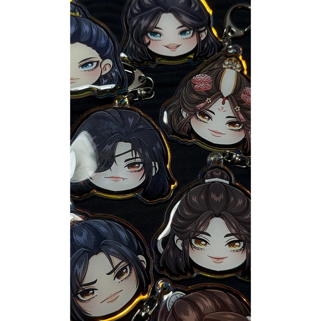 Tian guan ci fu TGCF Keychain Holo Iridescent Epoxy