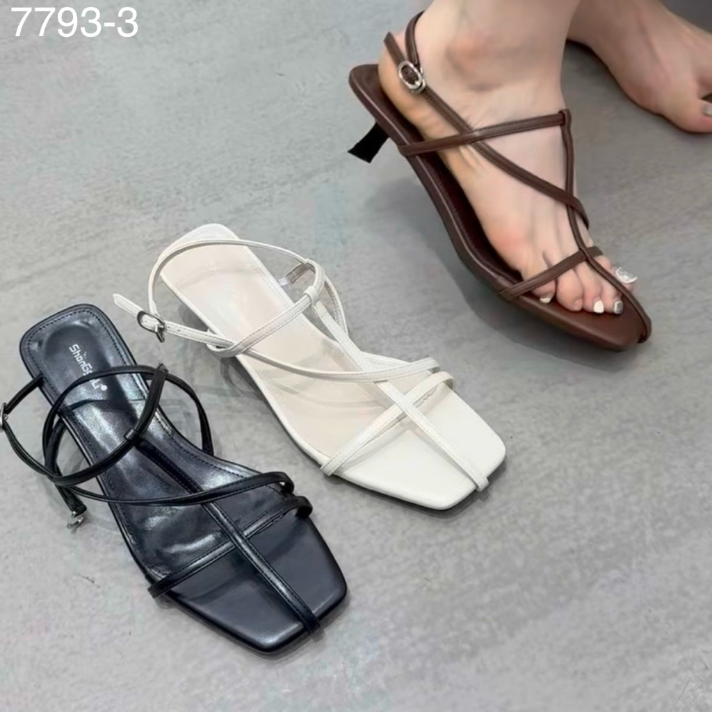 7793-3 Sepatu Guangzhou Heels 3cm Wanita Import