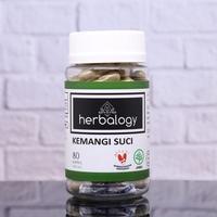 HERBALOGY Kemangi Suci - 80 Kapsul (Hipertensi, Insomnia, Calming, Bipolar, OCD) obat herbal, jamu