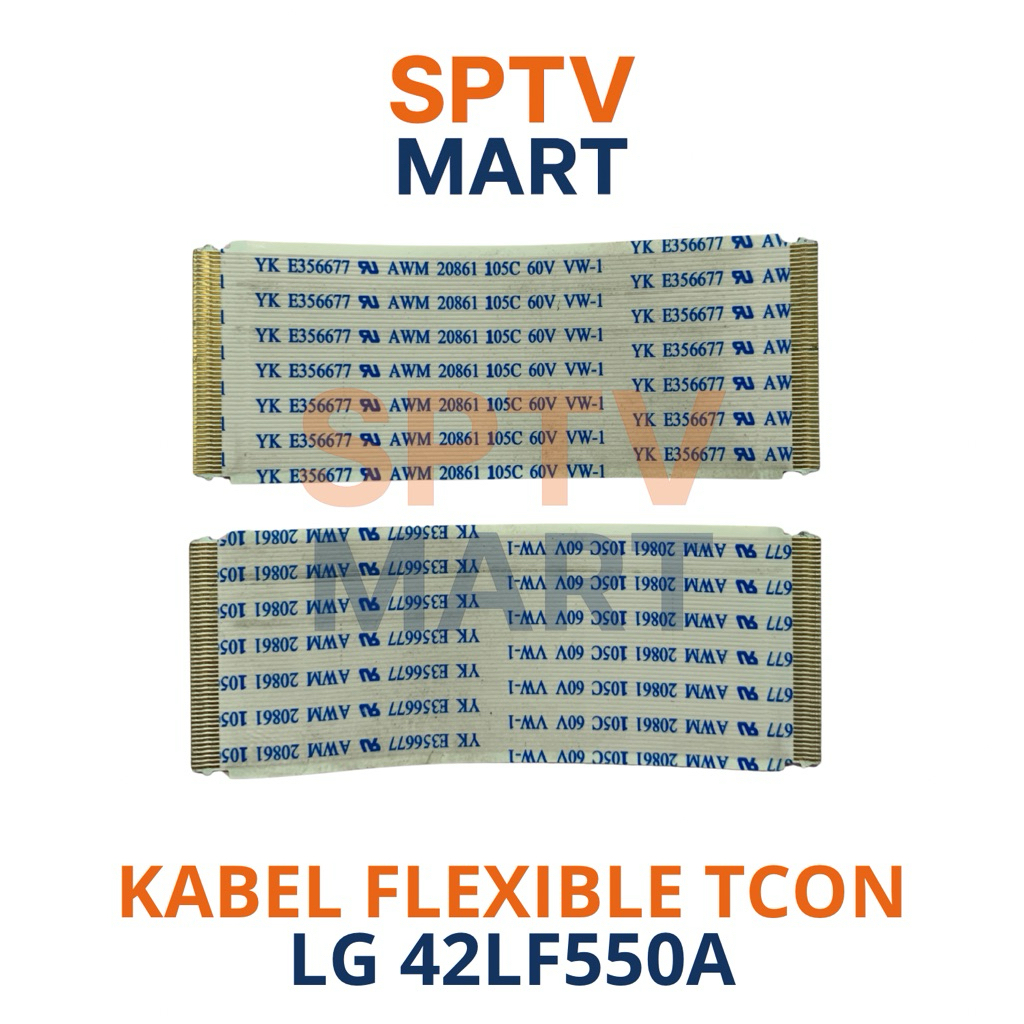 KABEL FLEXIBLE TCON TV LG 42LF550A - KABEL TCON LG 42LF550A
