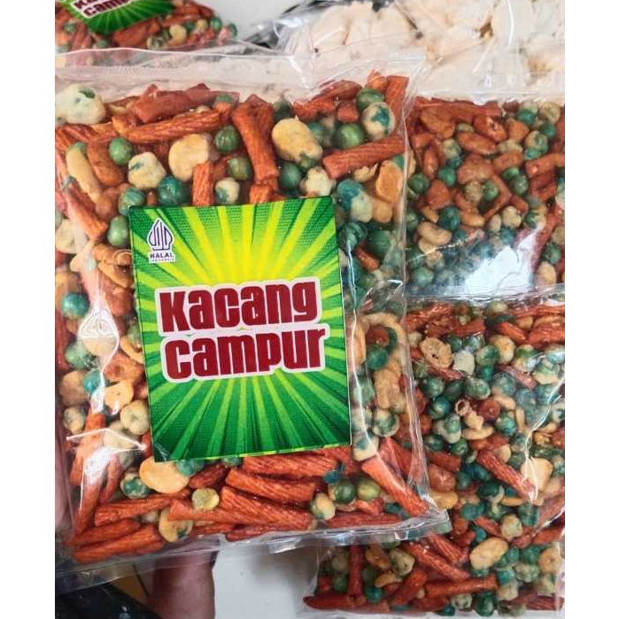 

KACANG CAMPUR JAIPONG KORO MIX CEMILAN JAJANAN MURAH ENAK RENYAH ASIN KEMASAN 250G