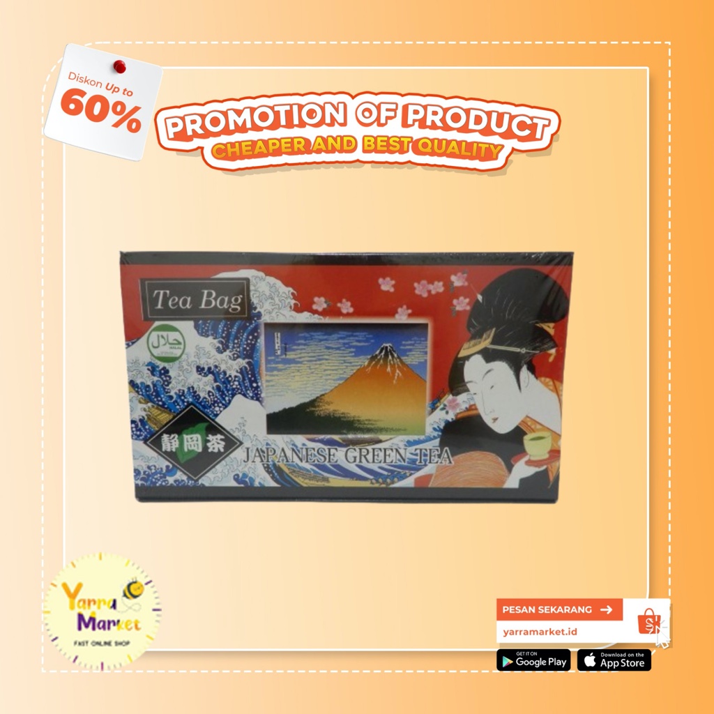 

GREEN TEA JAPANESE TEA BAG 2gr x 10 pcs