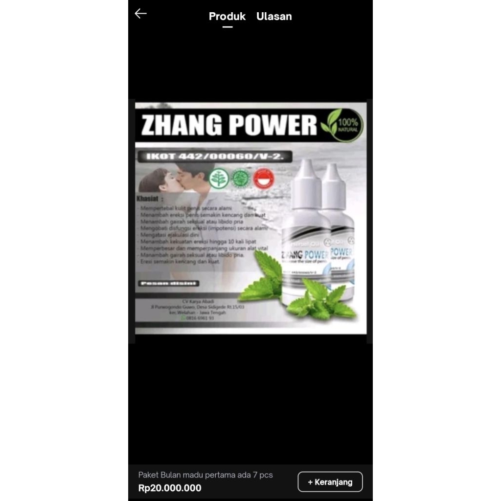 Zhang Power | Pembesar yang ingin di besarkan