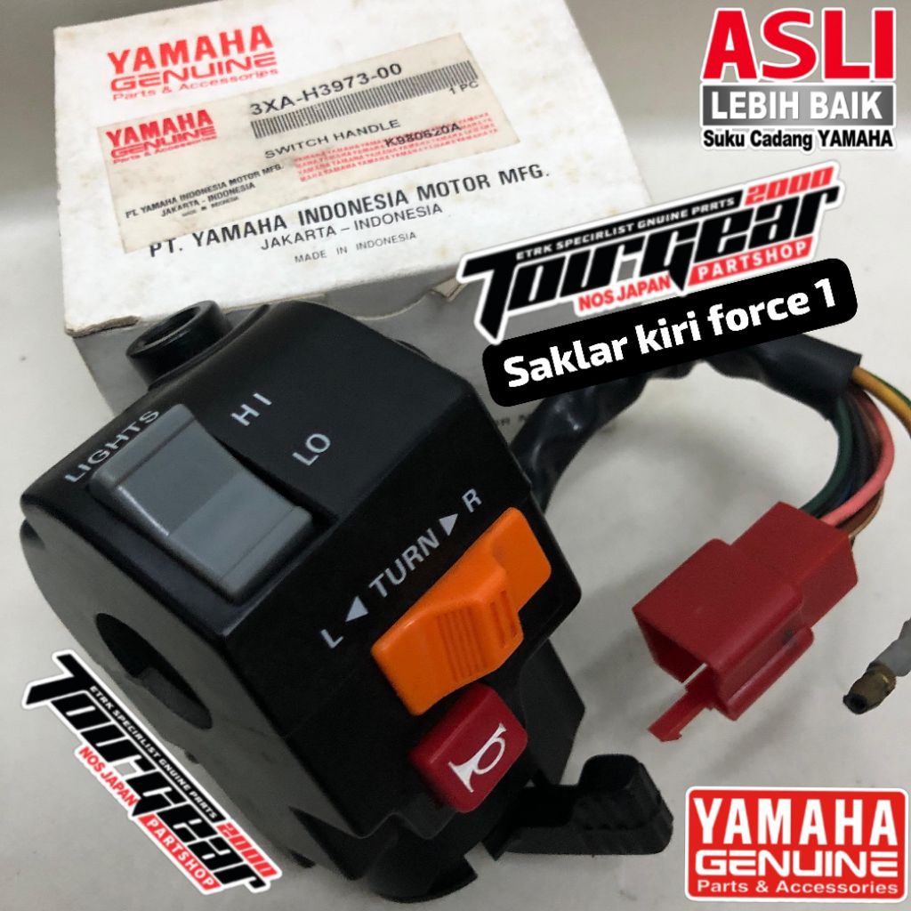 SWITCH SAKLAR KIRI YAMAHA FORCE 1 LAMA ORIGINAL 3XA-H3973-00