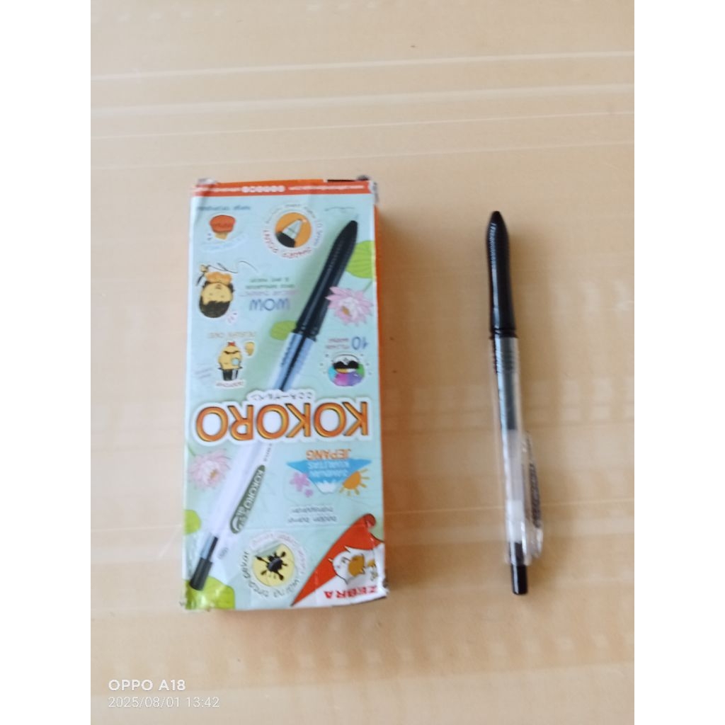 

( 1 pcs ) pulpen hitam GEL KOKORO ZEBRA PEN 0.5mm