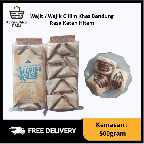 

Wajit / Wajik Cililin Asli Makanan Bandung - 500gr Ketan Hitam