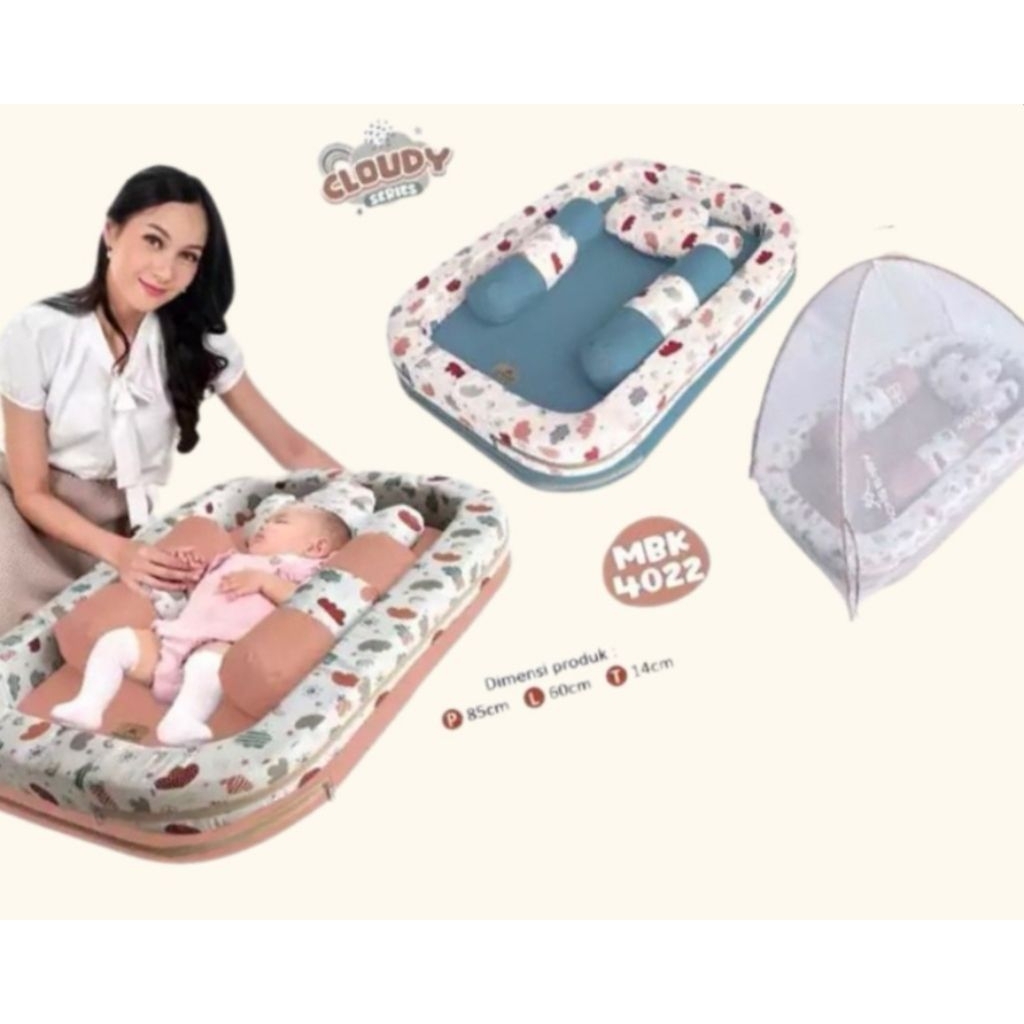 Kasur Baby Cloudy + Kelambu MBK4022