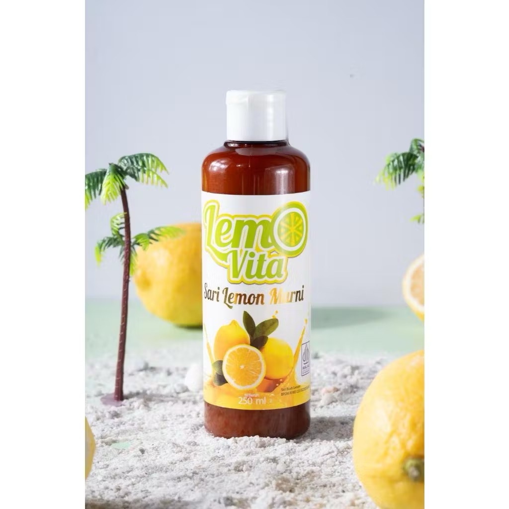 

Lemovita 250ml / Sari Lemon Asli / Sari Lemon Murni BPOM