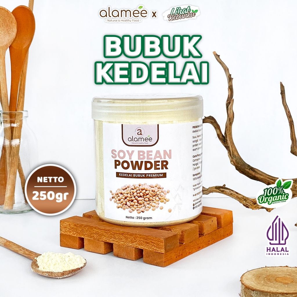 

ALAMEE Bubuk Kedelai Soybean Milk Powder Murni Kacang Kedele Soy Bean Susu 250gr LIHAT KEBUNKU